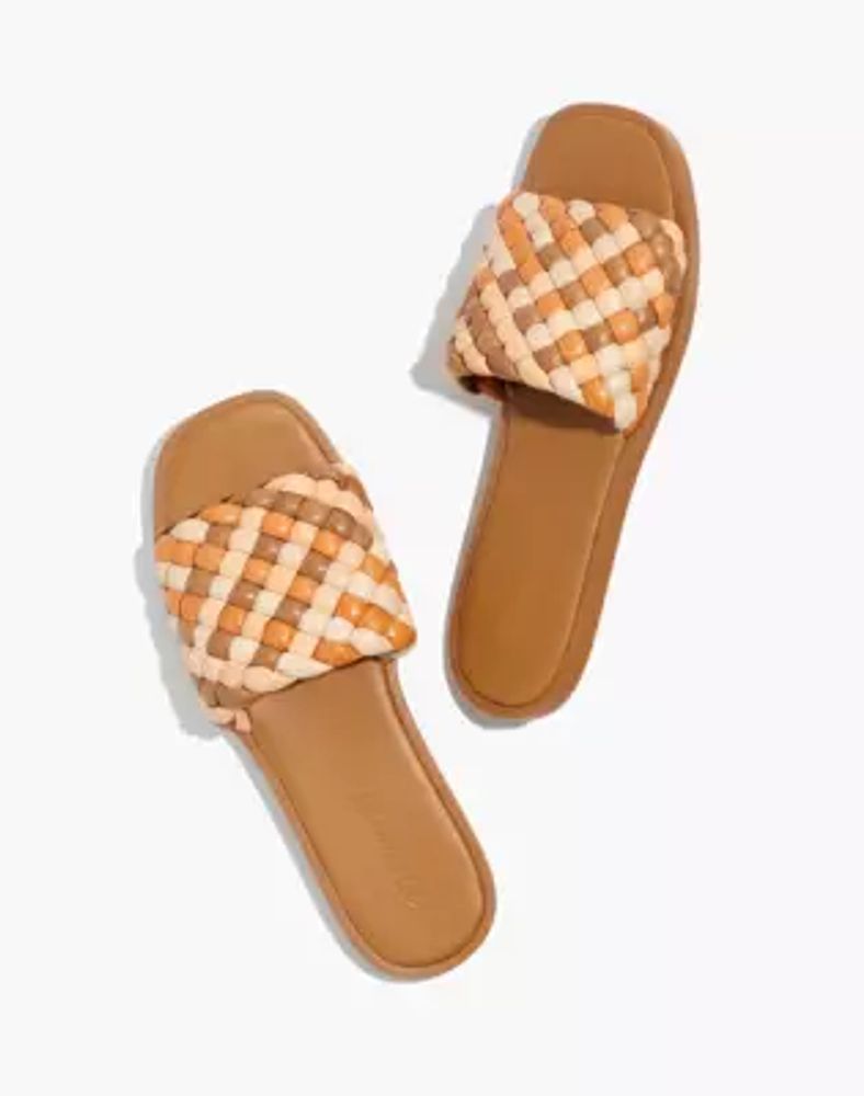 The Suzi Slide Sandal Woven Leather