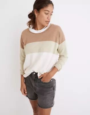 Palmdale Pullover Sweater Colorblock Stripe