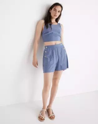 Loop-Terry Pull-On Shorts