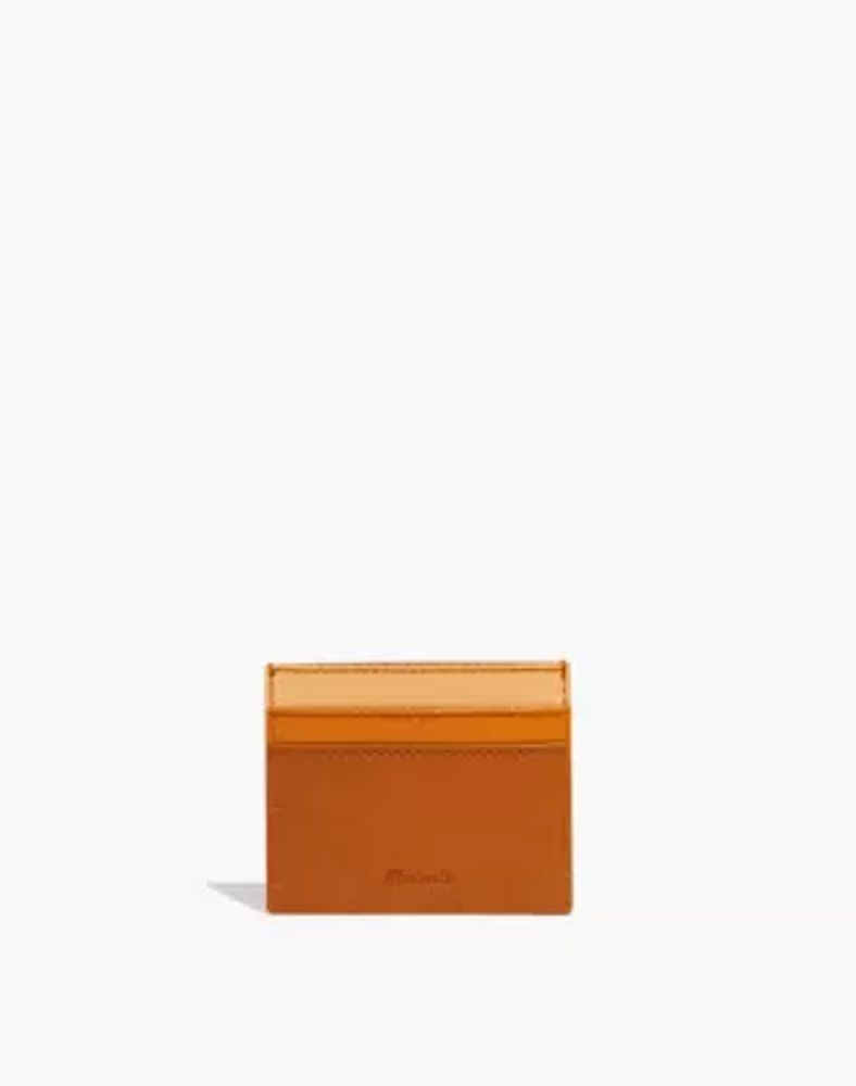 The Leather Card Case: Colorblock Edition