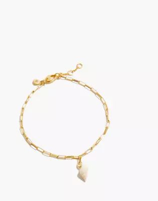 Shell Paperclip Chain Anklet
