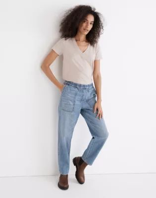 Pull-On Relaxed Jeans Beswick Wash