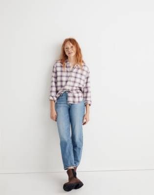 Flannel Kempton Button-Up Shirt Linbrook Plaid