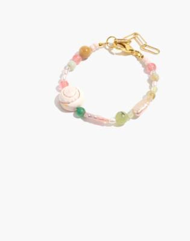 Madewell x Charlie Beads Shell and Stone Bracelet
