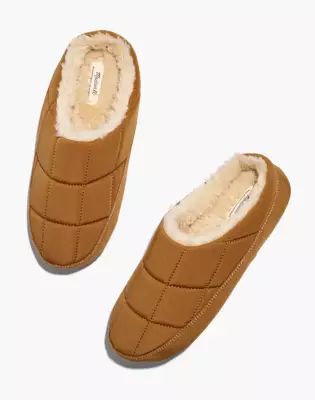 The Quilted Jacqueline Slipper Recycled Nylon