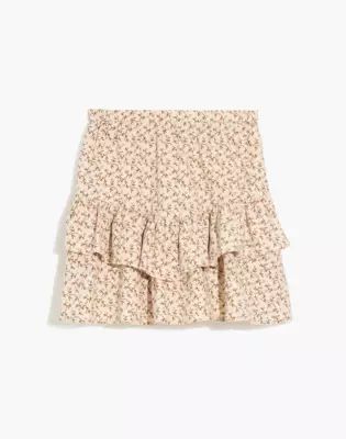 Flannel Pull-On Mini Skirt