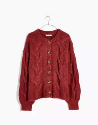 Plus Cable Ashmont Cardigan Sweater