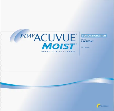 1-Day Acuvue Moist for Astigmatism (90 pack