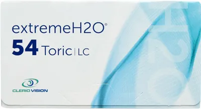 Extreme H2O 54% Toric (6 pack)