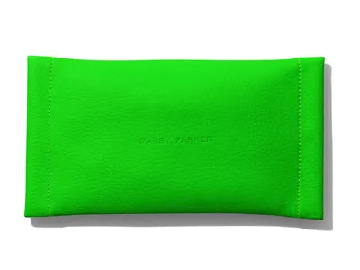 Double Parker Pouch in Lime | Warby Parker