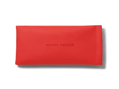 Single Parker Pouch in Saffron | Warby Parker