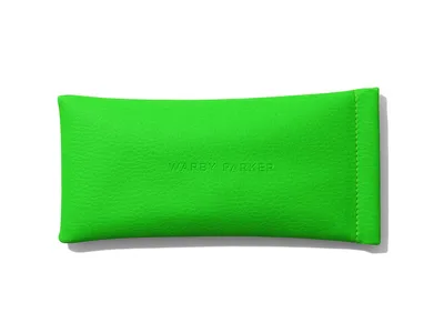 Single Parker Pouch in Lime | Warby Parker