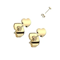 PREMIUM Heart Studs