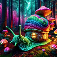 Rainbow Traveller Mushy Snail