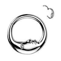 PREMIUM Moon Segment Ring 16g