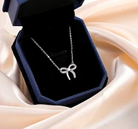 S925 Necklace/Bow tie silver necklace