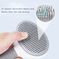 New Pet Comb Stainless Steel Needle Dog And Cat Hair Removal Floating Cleaning Beauty Skin Care Brush