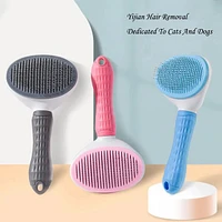 New Pet Comb Stainless Steel Needle Dog And Cat Hair Removal Floating Cleaning Beauty Skin Care Brush