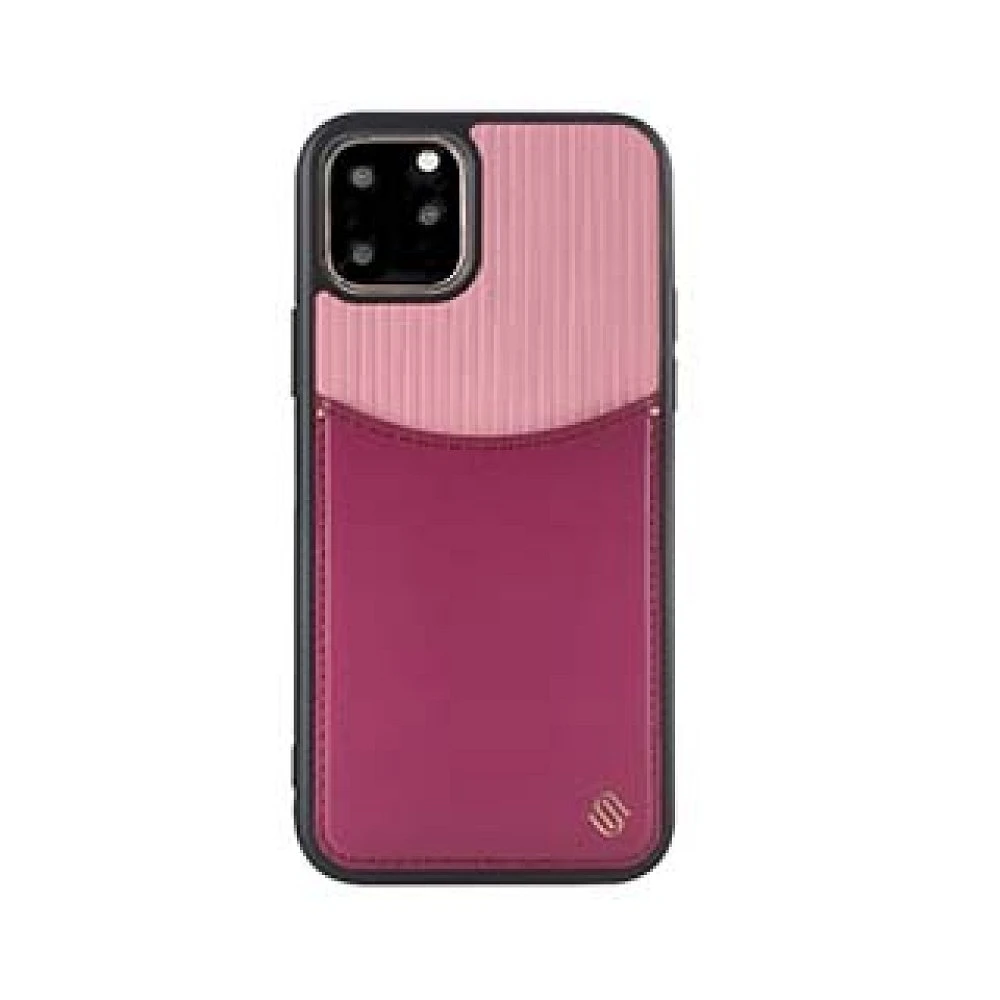 iPhone 11 Pro Uunique Pink Rosette Pocket Case