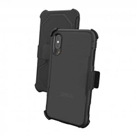 iPhone Xs Max Gear4 D3O Black Platoon Case w/ Holster