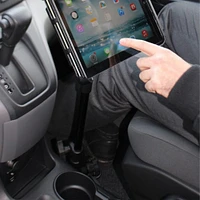 RAM Pod HD Vehicle Mount with Aluminum Rod and C-Size Round Plate