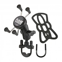 RAM X-Grip Large Phone Mount with Handlebar U-Bolt Base - Short Arm