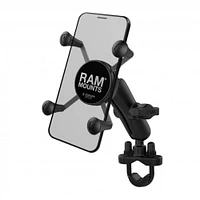 RAM X-Grip Universal Phone Mount with Handlebar U-Bolt Base - Non-Retail Packaging