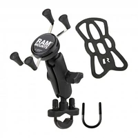 RAM X-Grip Universal Phone Mount with Handlebar U-Bolt Base - Non-Retail Packaging