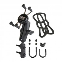RAM X-Grip Universal Phone Mount with Motorcycle BrakeClutch Reservoir Base - Non-Retail Packaging