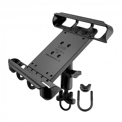 RAM Tab-Tite Handlebar U-Bolt Mount for Large 10 Tablets with Cases - Medium Arm - B Size