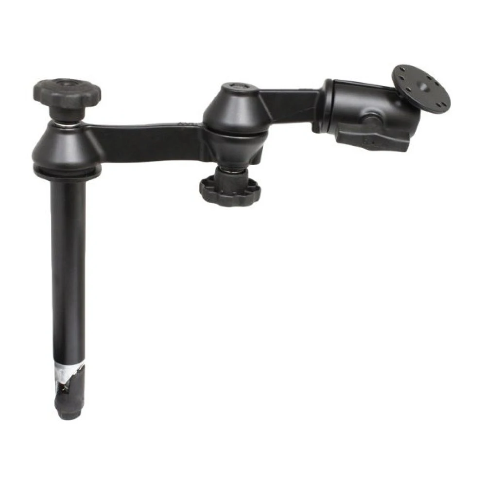RAM 8 Upper Pole with Double Swing Arms & Round Plate - C Size