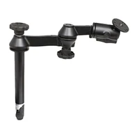 RAM 8 Upper Pole with Double Swing Arms &amp; Round Plate - C Size
