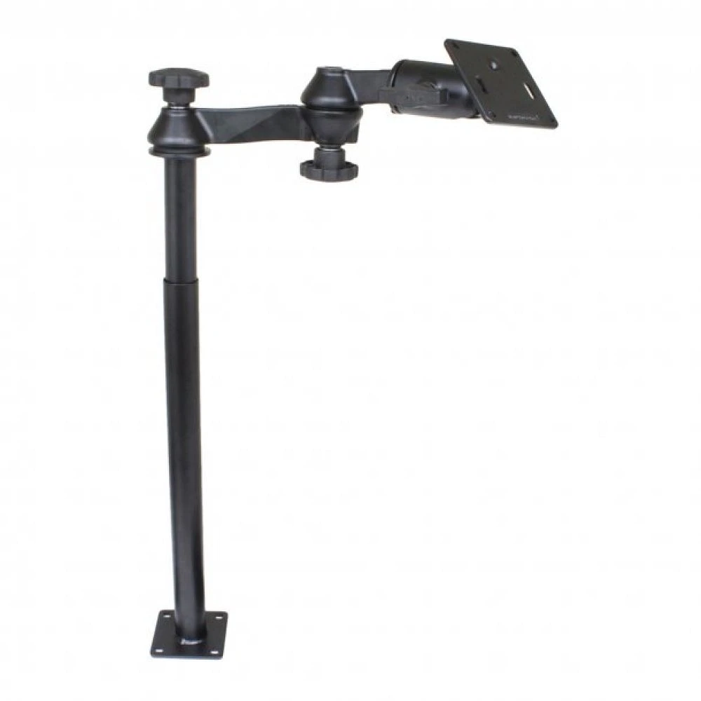 RAM Tele-Pole with 12 & 18 Poles, Swing Arms & 75x75mm VESA Plate