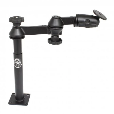 RAM Tele-Pole with 8 &amp; 9 Poles, Double Swing Arms &amp; Round Plate