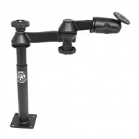 RAM Tele-Pole with 8 &amp; 9 Poles, Double Swing Arms &amp; Round Plate