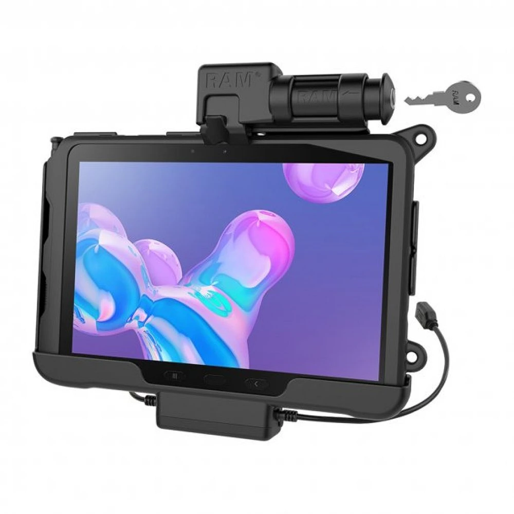 RAM Skin Key-Locking Power + Data Dock for Tab Active Pro