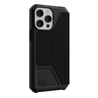 Phone 15 Plus/14 Plus UAG Metropolis Folio Case - Kevlar Black