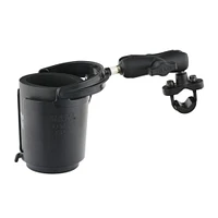 RAM Level Cup 16oz Drink Holder with Handlebar U-Bolt Base - B-Size - Medium Arm