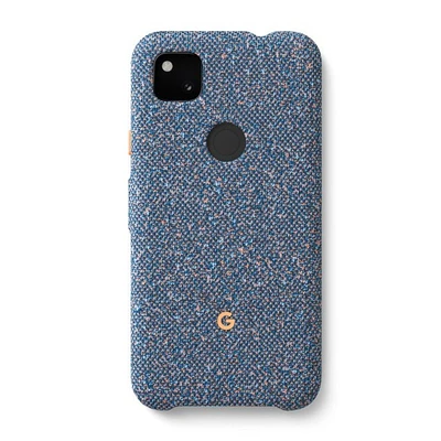 Google Pixel 4a OEM Blue Confetti Fabric Case