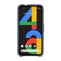 Google Pixel 4a OEM Blue Confetti Fabric Case
