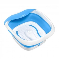 HoMedics Collapsible Footbath with Vibration, Heat Maintenance + Salt Cap.
