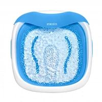 HoMedics Collapsible Footbath with Vibration, Heat Maintenance + Salt Cap.