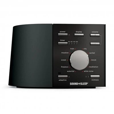 Sound+Sleep Black Adaptive Sound Sleep Therapy System