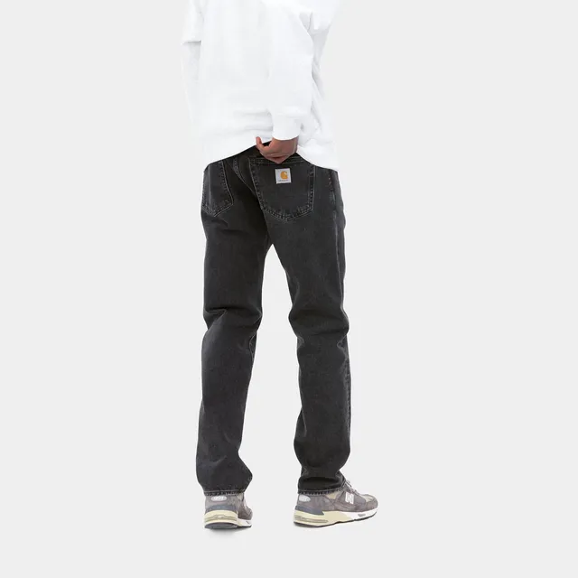 carhartt pontiac pant black stone washed