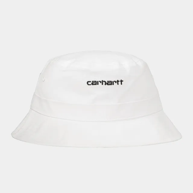 Order Carhartt WIP Script Bucket Hat white/black Hats & Caps from solebox