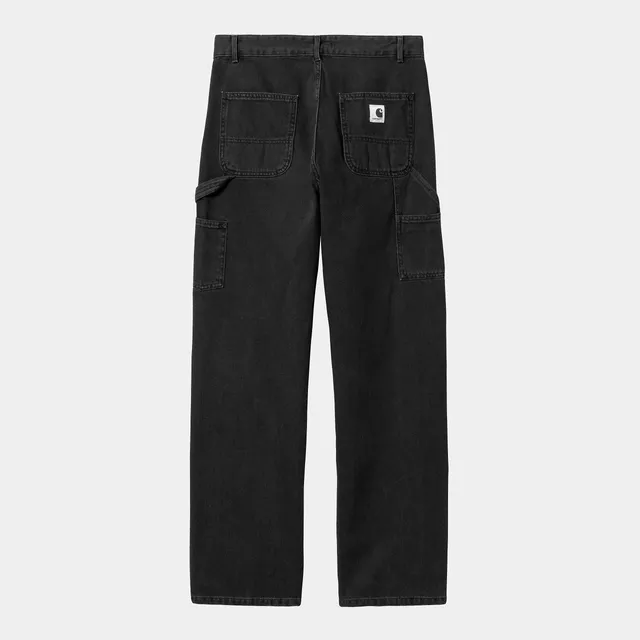 Women's Pierce Pant Straight in Black stone washed
