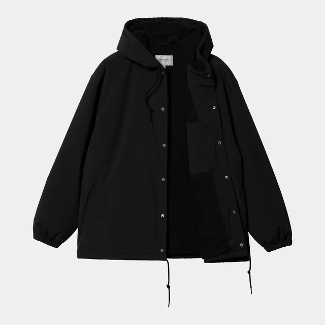 Carhartt WIP HOODED SAIL - Jas - black/white/zwart 