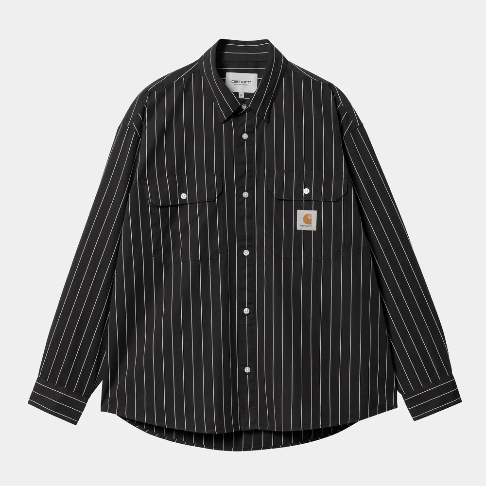 Standard Poplin Black Shirt