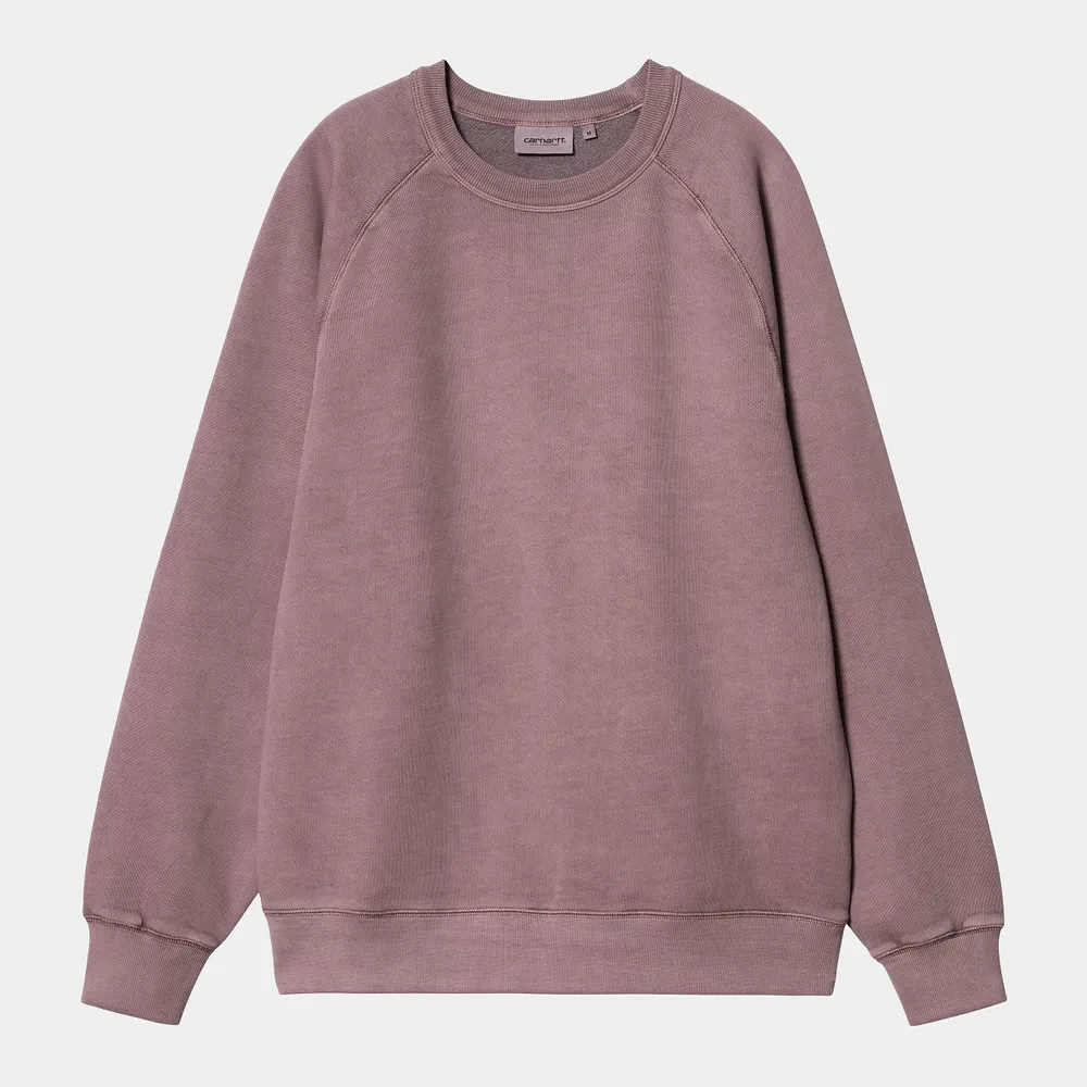 Carhartt WIP cotton sweatshirt Hooded Taos Sweat women's pink