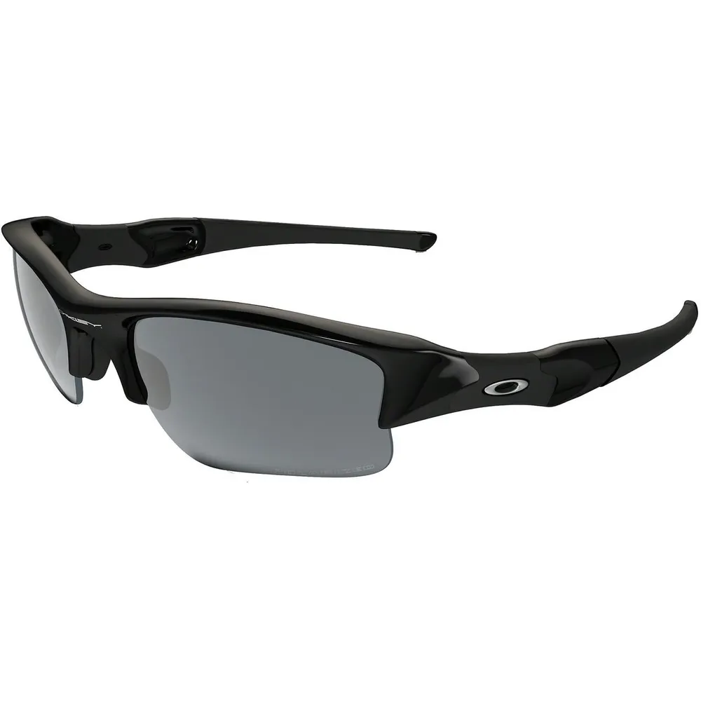 Flak Jacket XLJ Jet Black Iridium Polarized Sunglasses